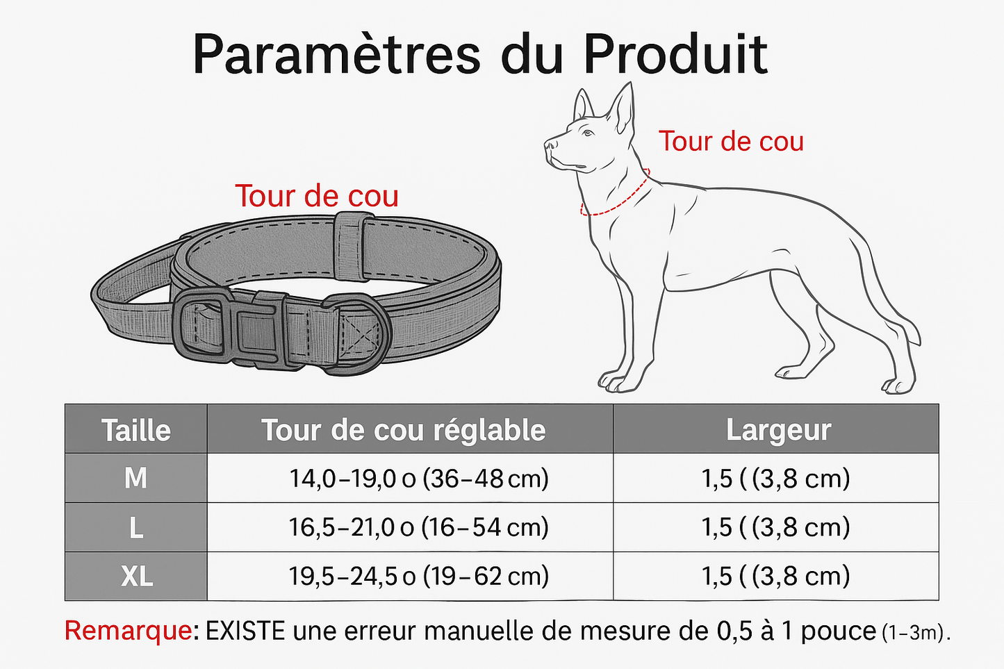 collier chienâ„WoofForceâą - Compagnon du chien