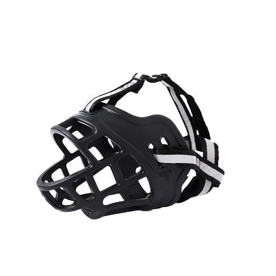 muselière chien noire solide assure confort et sécurité, Muzzle Up