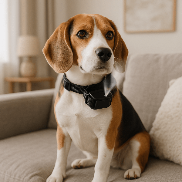 collier dressage chien beagle interieur calme spray automatique efficace SprayCalme