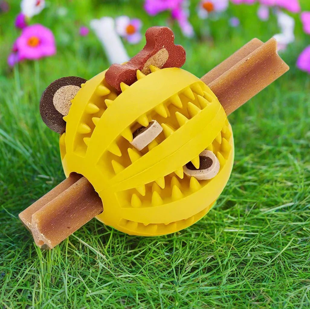 DogToyBall™ - Jaune - Compagnon du chien