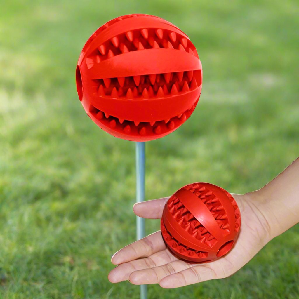 DogToyBall™ - Rouge - Compagnon du chien